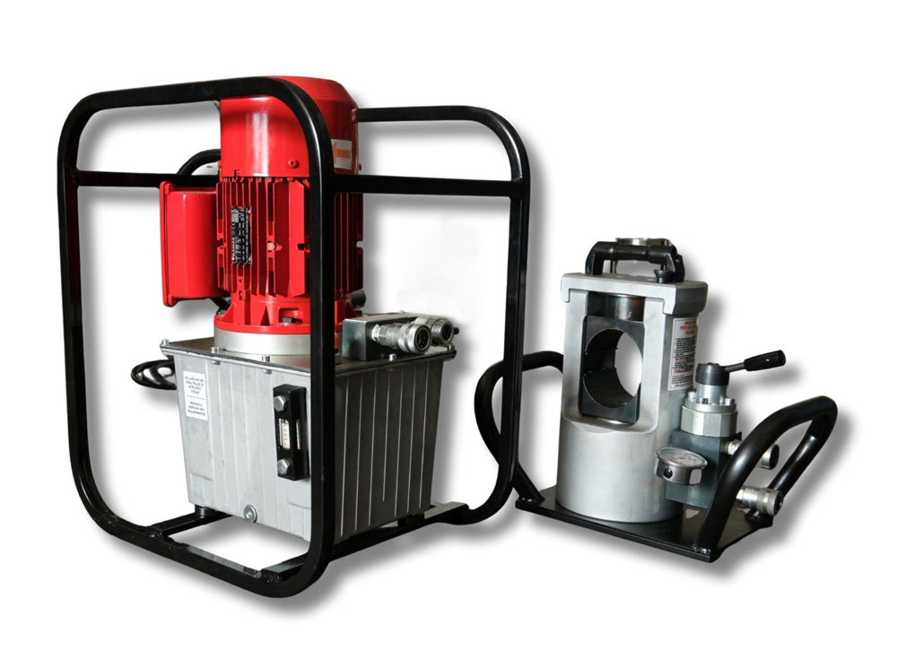 Elektrik Motorlu İletken Sıkma Ek Presi